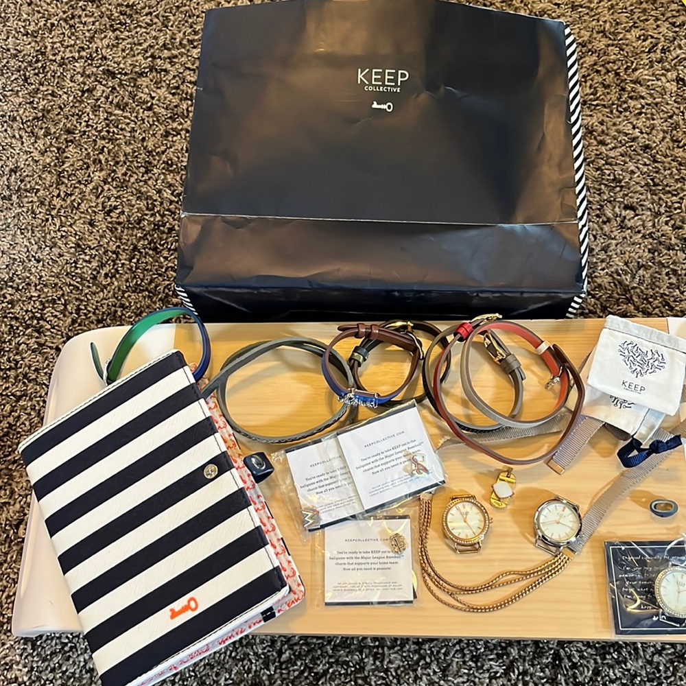 Lot of KEEP Collective jewelry. Will not split. Many items are retired!